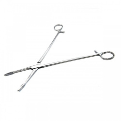 Корнцанг (14-0856R) прямой длина 260 мм.  Корнцанг (14-0856R) прямой длина 260 мм.