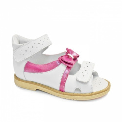 Сандалеты ортопедические TW-125 (цв.бело-красный)