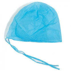 Шапочка-колпак на завязках 27г/м2 Н14см