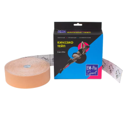 Тейп-Кинезио эластичный стягивающий EM-Fix Sport (Tape) 5см*32м усил.фикс.