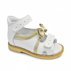 Сандалеты ортопедические TW-125 (цв.бело-золотой)