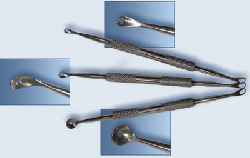 Угревыдавливатель У-5 с ложкой 8,0мм и петлей, 134мм