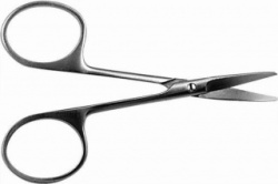 Ножницы  Н-22 тупоконечные вертикально изогнутые, 100 мм