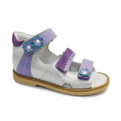 Сандалеты ортопедические TW-124 (цв.бело-фиолетовый)