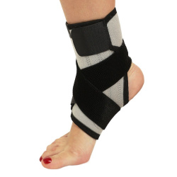 Бандаж F-218 для голеностопа, универсальный, серый Крейт ЧЗ