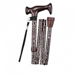 Трость NOVA TN-133 складная, с ремешком, с рисунком ТРИВЕС