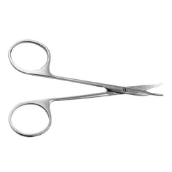 Ножницы Н-44 роговичные, т/к, в/из., 110 мм