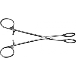 Зажим З-125 для желчного пузыря прямой, д/новор., 160 мм