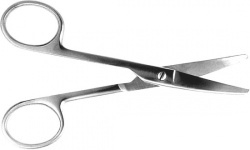 Ножницы Н-234 тупоконечные вертикально изогнутые, 140 мм