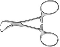 Зажим З-113 с кремальерой для операционного белья 146 мм