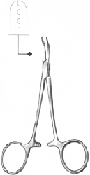 Зажим З-53 к/о зубчатый изогутый14-0552R  №1 158мм(Пакистан)