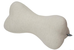 Подушка- Косточка"Льняная" под голову и шею, р.30х15 см. 