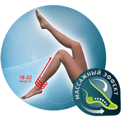 Колготки JW-311 B.Well, серия PRO 1 кл.компр., прозрачные ЧЗ