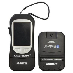 Алкотектор Юпитер-П, алкометр с отдельным беспроводным принтером, сенсорным экраном