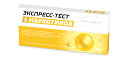 Тест ИммуноХром-5-МУЛЬТИ-Экспресс, 5 наркотиков в моче (Амфет, Метамфет, Марихуана, Морфин, Кокаин)