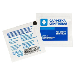 Салфетка спиртовая 60х100 Грани