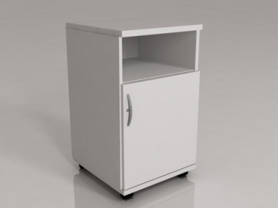 Тумба ТП-1/01 на колесах (ниша, дверь)