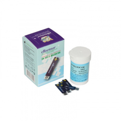 Тест-полоски eBsensor 50 штук  Тест-полоски eBsensor 50 штук