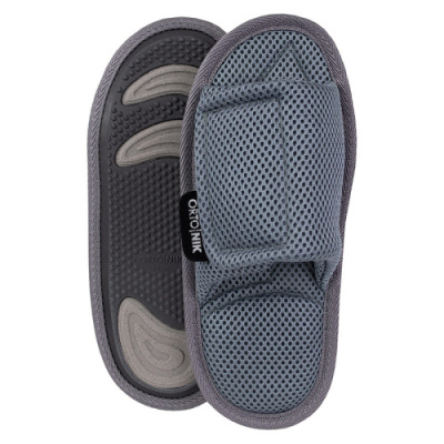 Тапки массажные ТМ-01 светло-серые ОРТОНИК  Тапки массажные ТМ-01 светло-серые ОРТОНИК