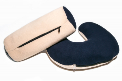 Подушка ТРАНСФОРМЕР 2 в 1 (Валик-Подкова) р.40*15 арт. С053