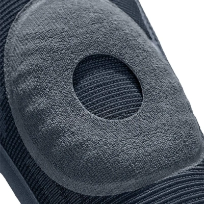 Бандаж 613 на коленный сустав с силик. кольцом GENUMEDI серый МЕДИ