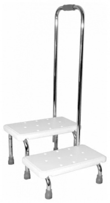 Ступеньки с поручнем для ванной комнаты KJT 569