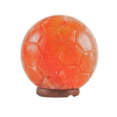 Солевая лампа "Футбол" в виде футбольного мяча