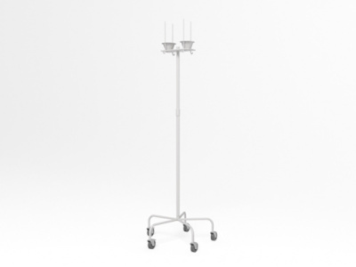 Штатив для длительных вливаний МСК-310 пятиопорный, на колесах
