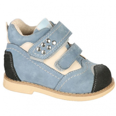 Ботинки ортопедические TW-406 (цв.голубой) утепленные