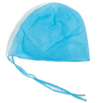 Шапочка-колпак на завязках 42г/м2 Н18см