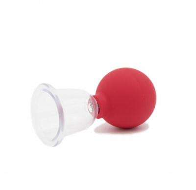 Супербанка для вакуумного массажа, D50 мм, красная