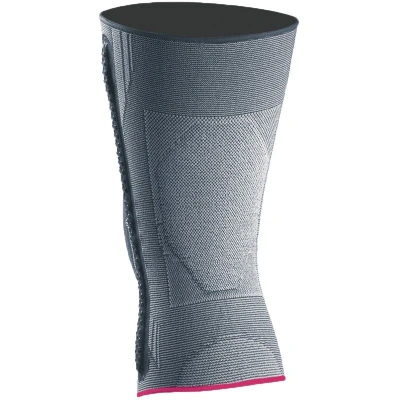 Бандаж 613 на коленный сустав с силик. кольцом GENUMEDI серый МЕДИ