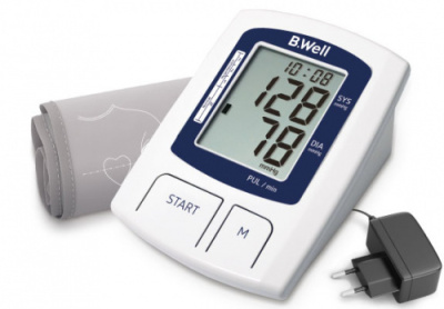 Тонометр B.Well А-23 автомат,адаптер,индикатор аритмии увелич.манжета (22-36 мм) 				