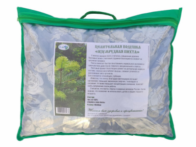 Подушка "Изумрудная пихта" 29х40 Лесовушка