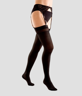Чулки 304 VENOTEX 3 кл. компр. плотные, для ношения с поясом
