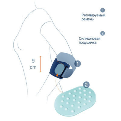 Бандаж UNI 4302 при эпикондилите из неопрена Orliman ЧЗ