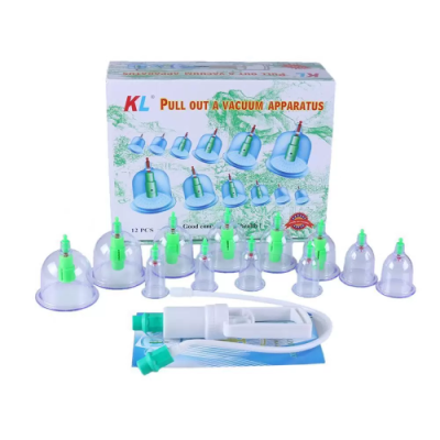 Банки для вакуумного массажа с магнитами (12 шт.)