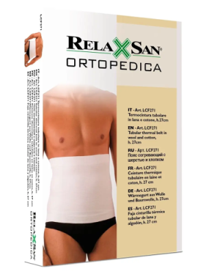 Пояс согревающий с шерстью и хлопком LCF271 Релаксан
