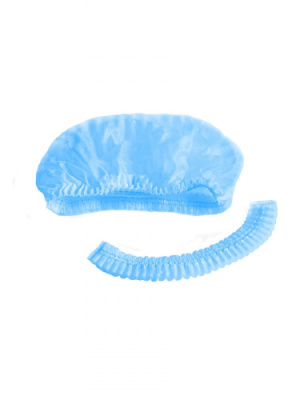 Шапочка-берет Шарлотта голубая (Россия)