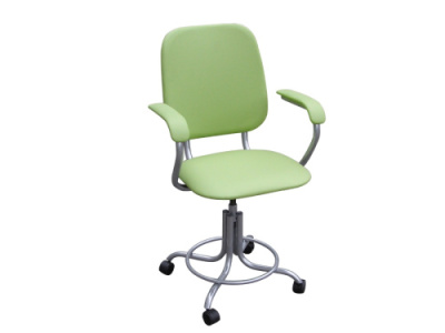 Кресло М101-01 с подлокотниками, кож.зам белый