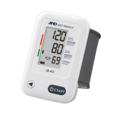 Тонометр AND UB 402 на запястье