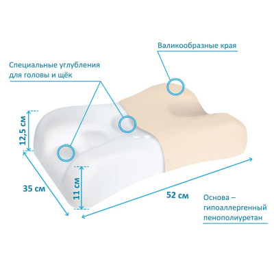 Подушка ортопедическая П-215 "Крейт" 
