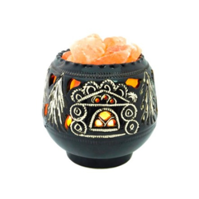 Солевая лампа Околица черная